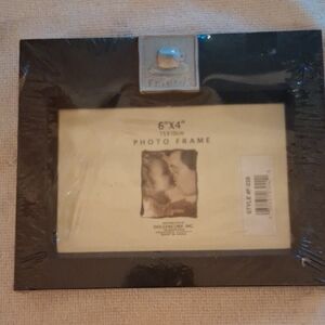 Black 6x4 Photo Frame with Friends Plaque
